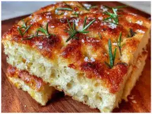 crispy sourdough discard focaccia - featured image