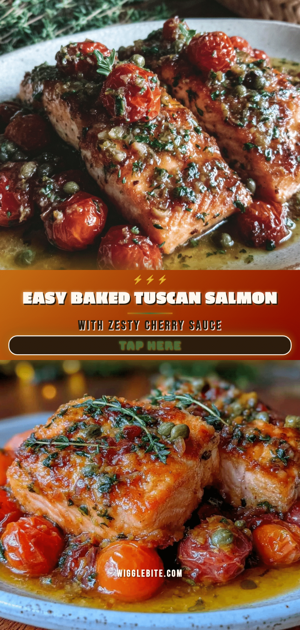 easy baked tuscan salmon recipe