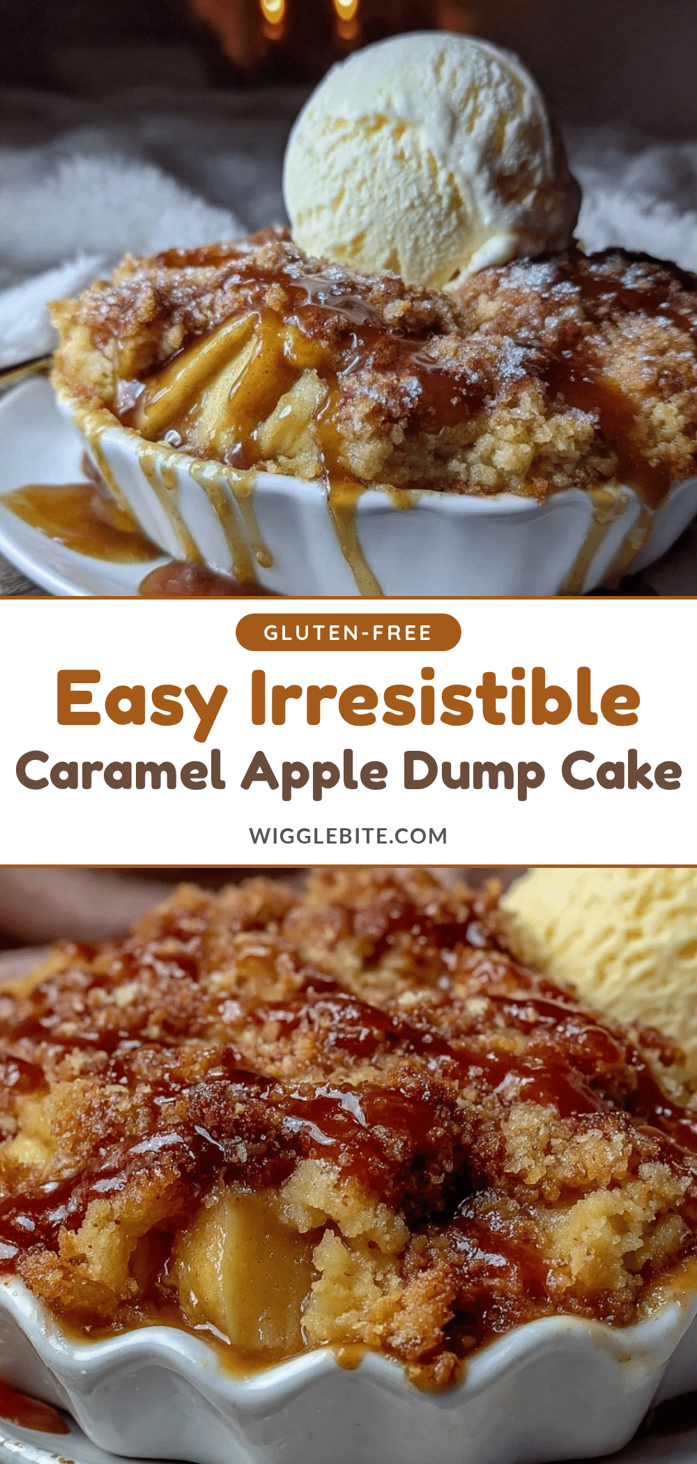 Easy Caramel Apple Dump Cake recipe