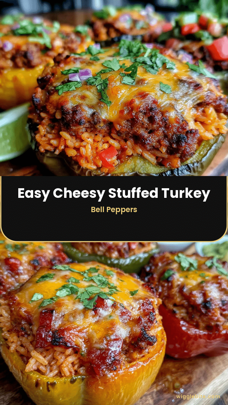 easy cheesy stuffed bell peppers recipe recipe