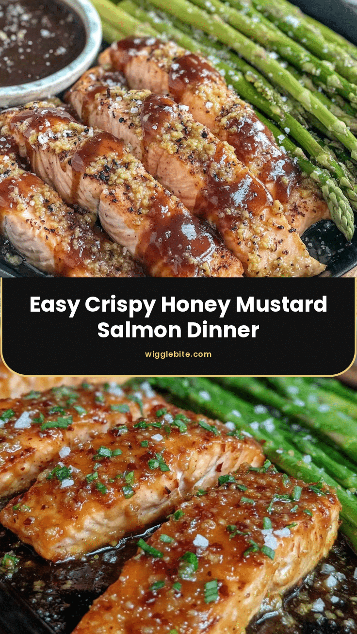 easy crispy sheet pan honey mustard salmon recipe