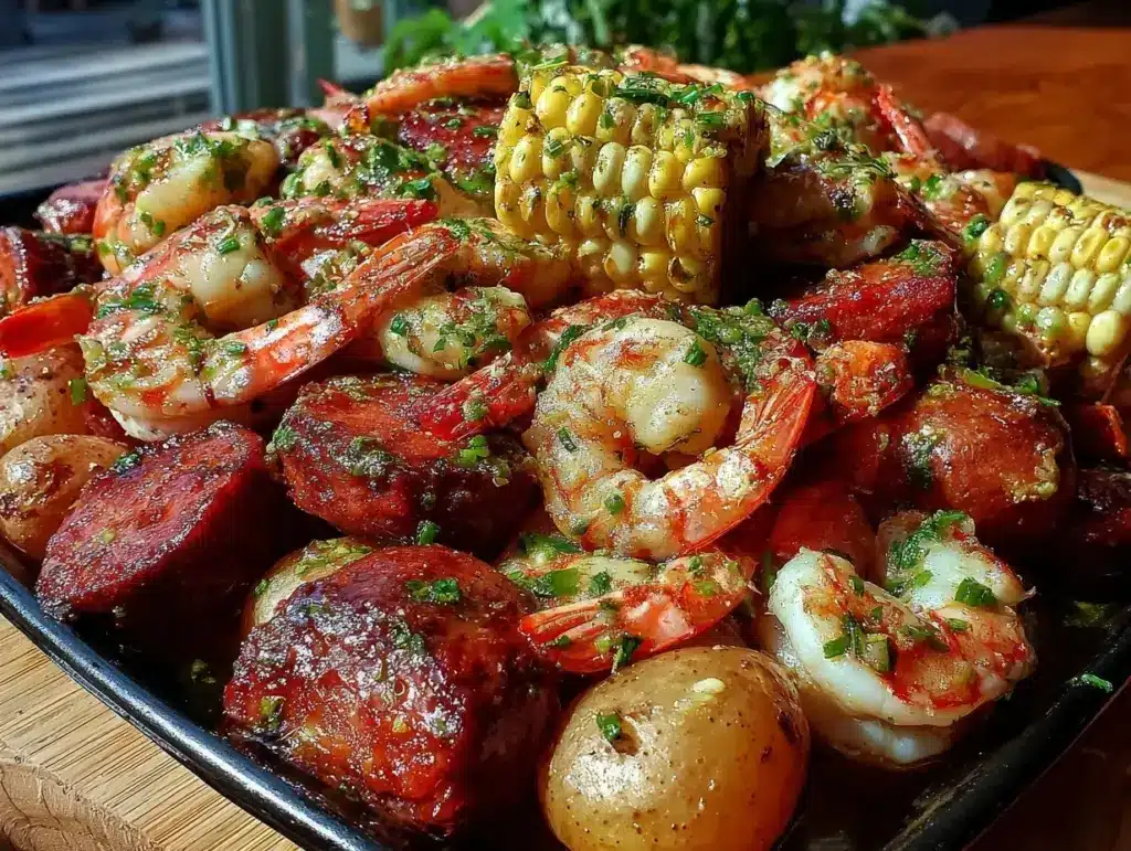 Easy Crispy Sheet Pan Shrimp Boil - featured image