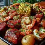 Easy Crispy Sheet Pan Shrimp Boil - featured image