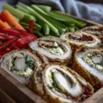 easy turkey pinwheels bento box lunch - featured image