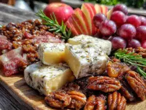 fall harvest charcuterie board - featured image