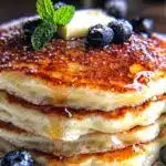 fluffy buttermilk pancakes - featured image