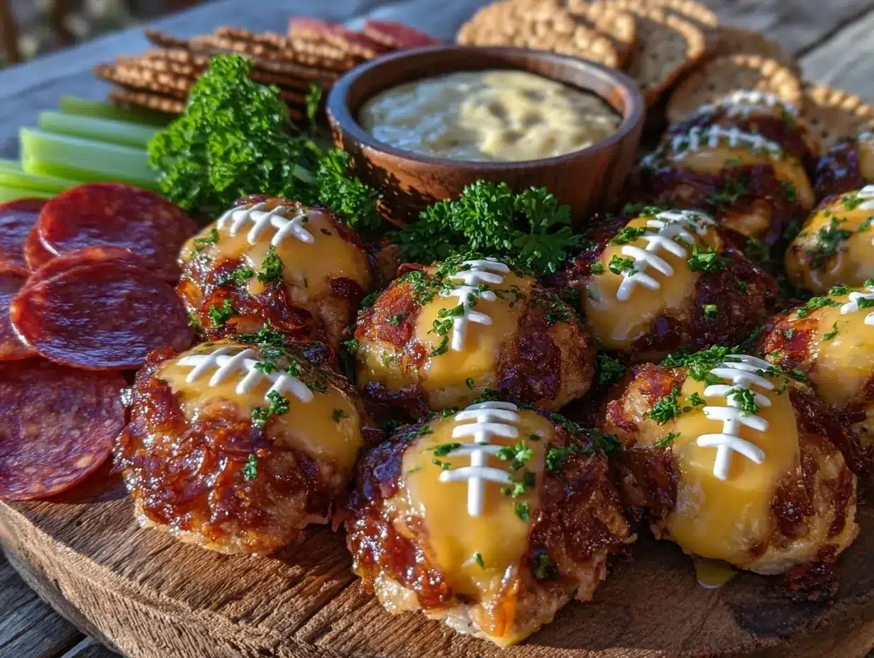 football charcuterie board preparation steps