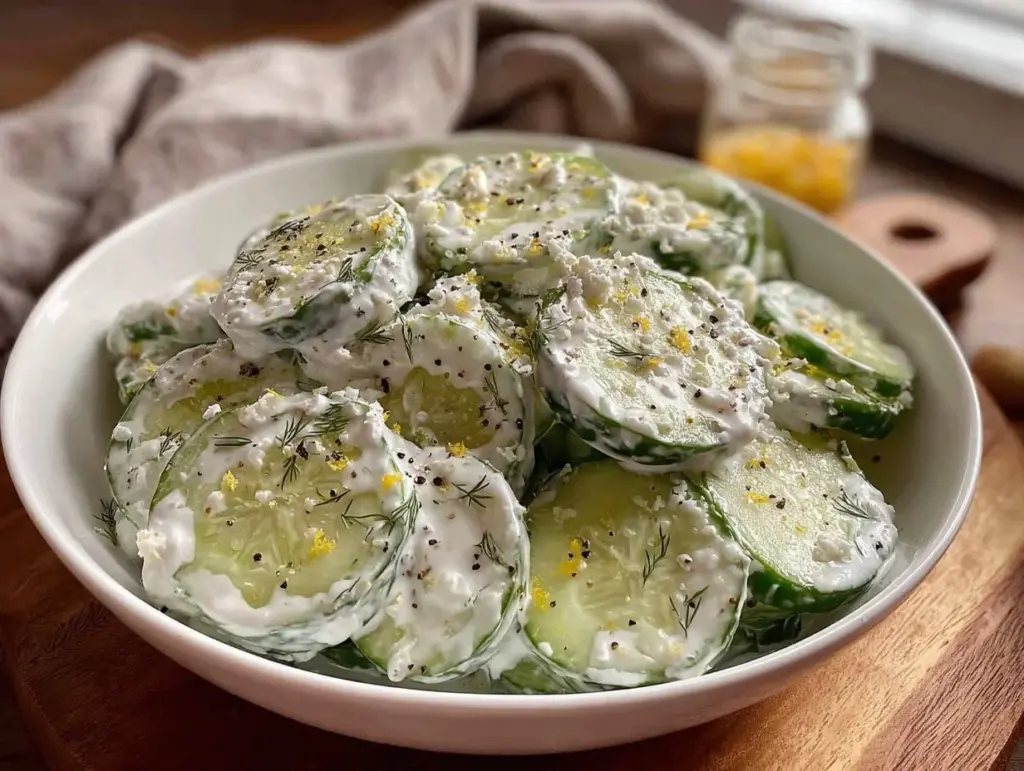 Fresh Cucumber Dill Salad - featured image