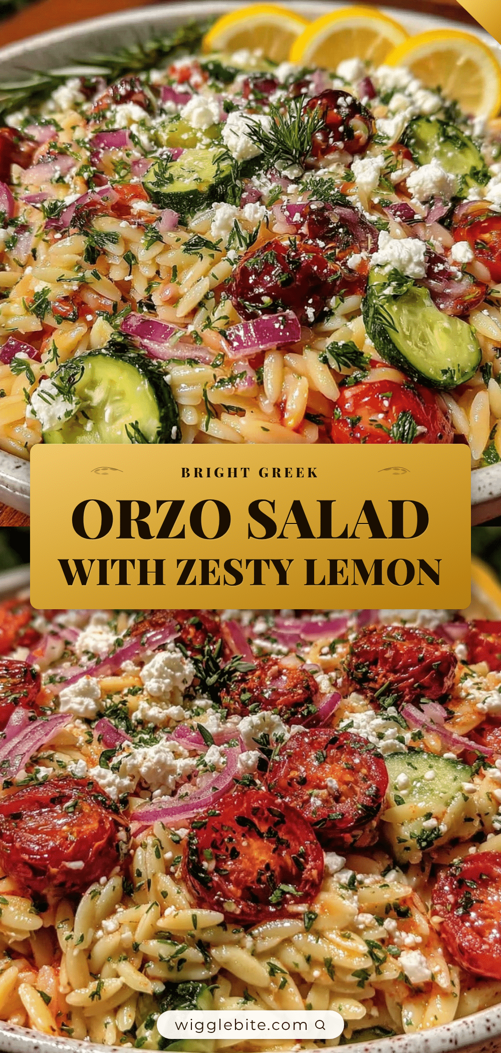 fresh greek orzo pasta salad recipe