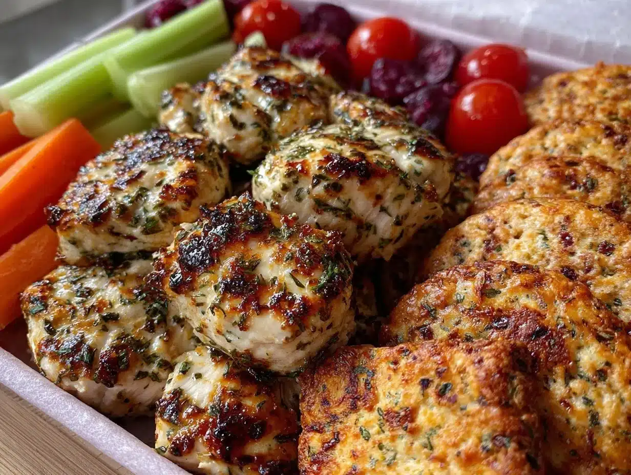 fresh greek yogurt ranch chicken bento box preparation steps
