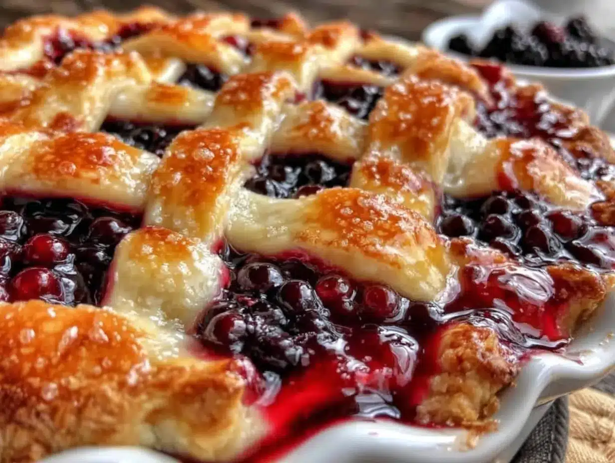 fresh huckleberry pie recipe preparation steps