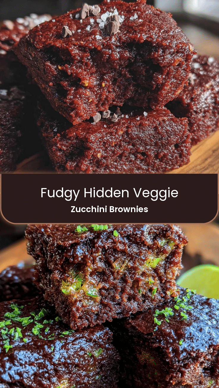 fudgy hidden veggie zucchini brownies recipe