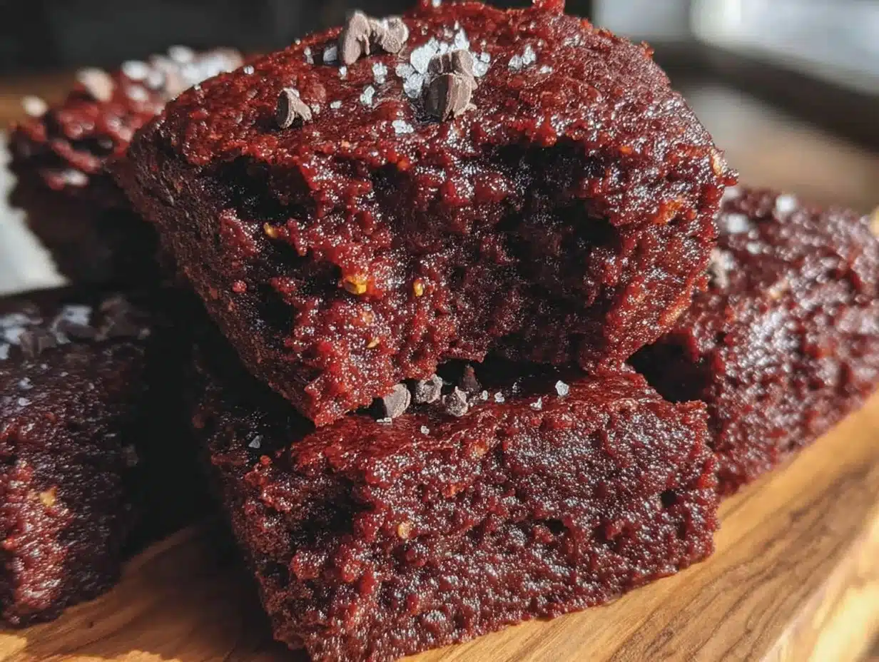 fudgy hidden veggie zucchini brownies - featured image