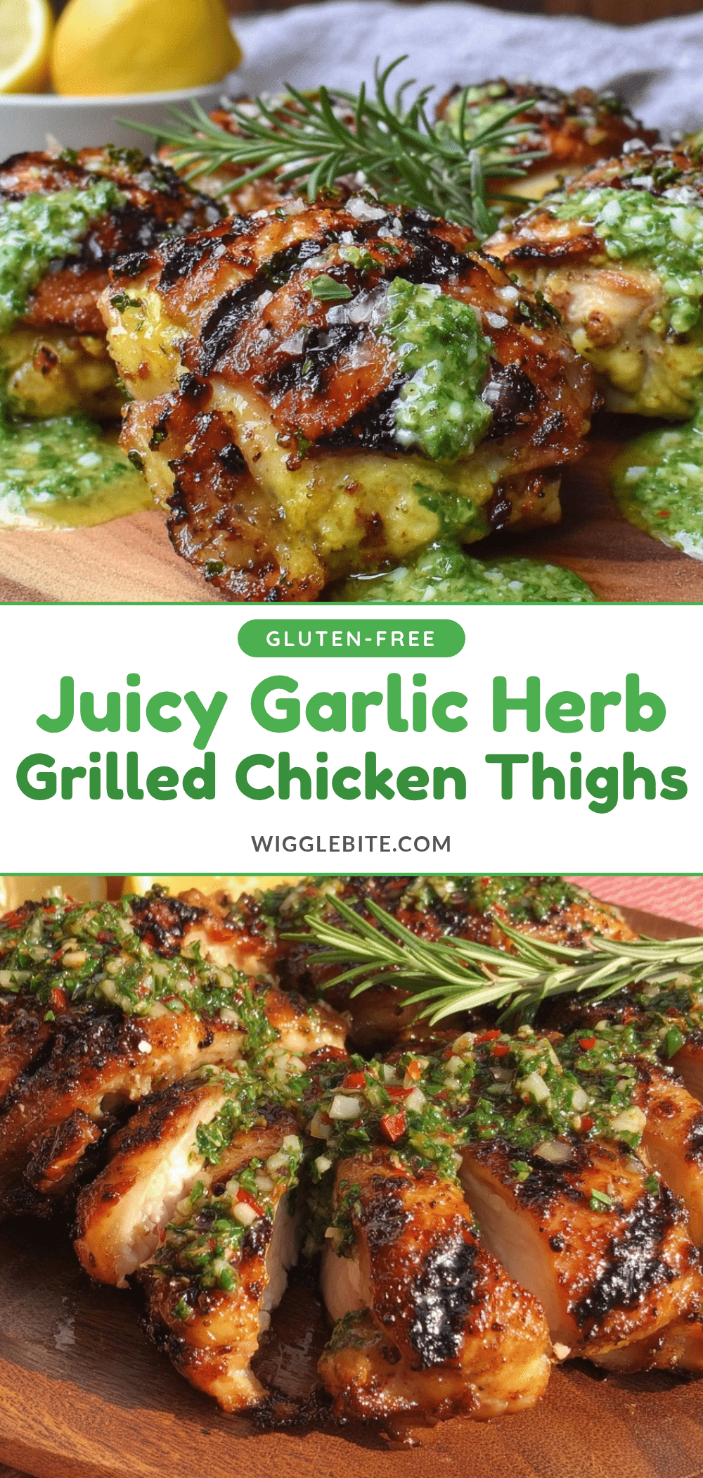 garlic herb grilled chicken thighs recipe
