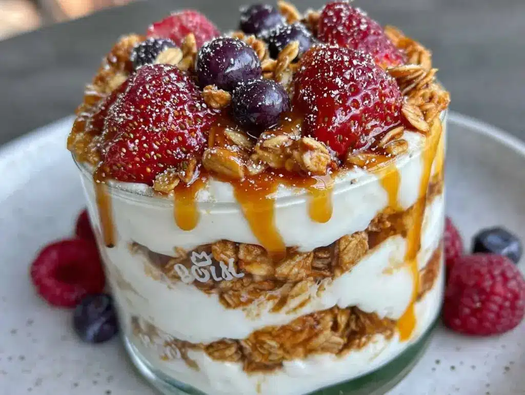 Greek yogurt parfait - featured image