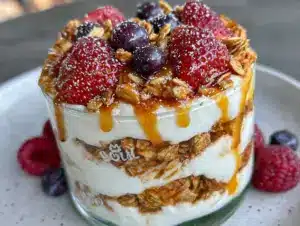 Greek yogurt parfait - featured image