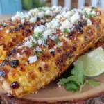 grilled corn with chipotle crema - featured image