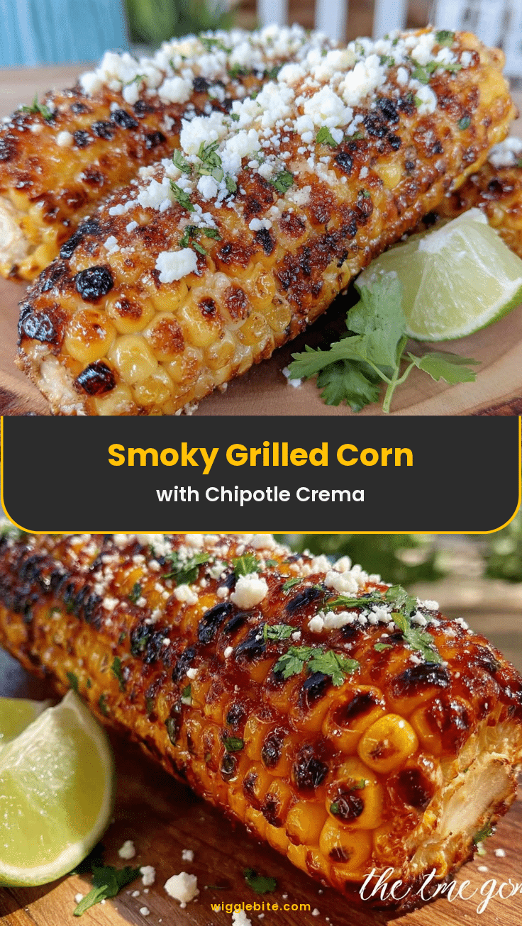 grilled corn with chipotle crema recipe