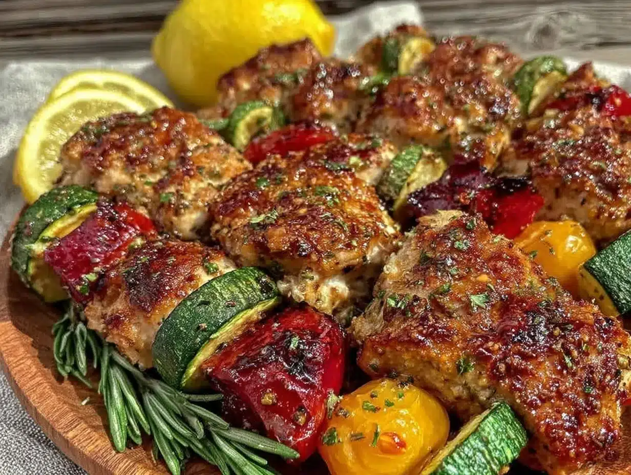 grilled lemon herb chicken kabobs preparation steps