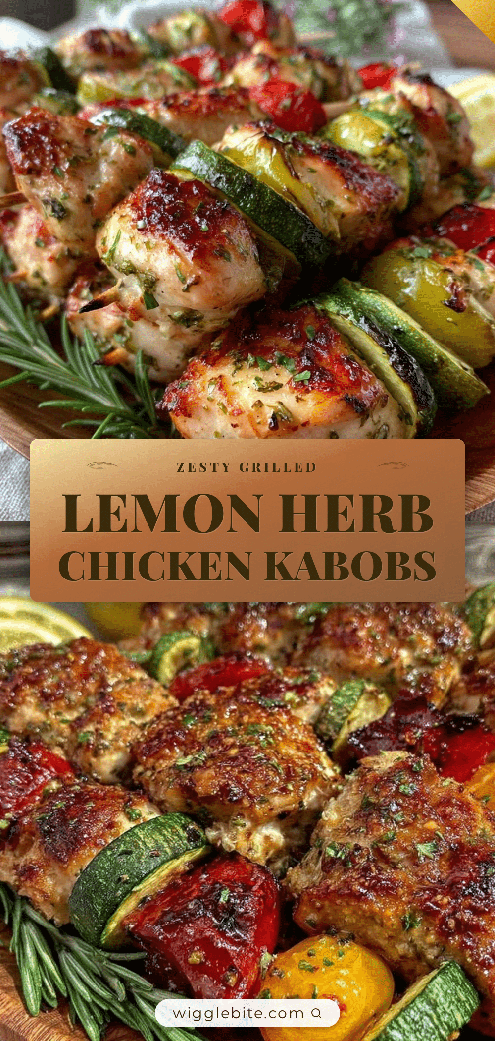 grilled lemon herb chicken kabobs recipe