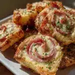 ham and cheese pinwheels - featured image