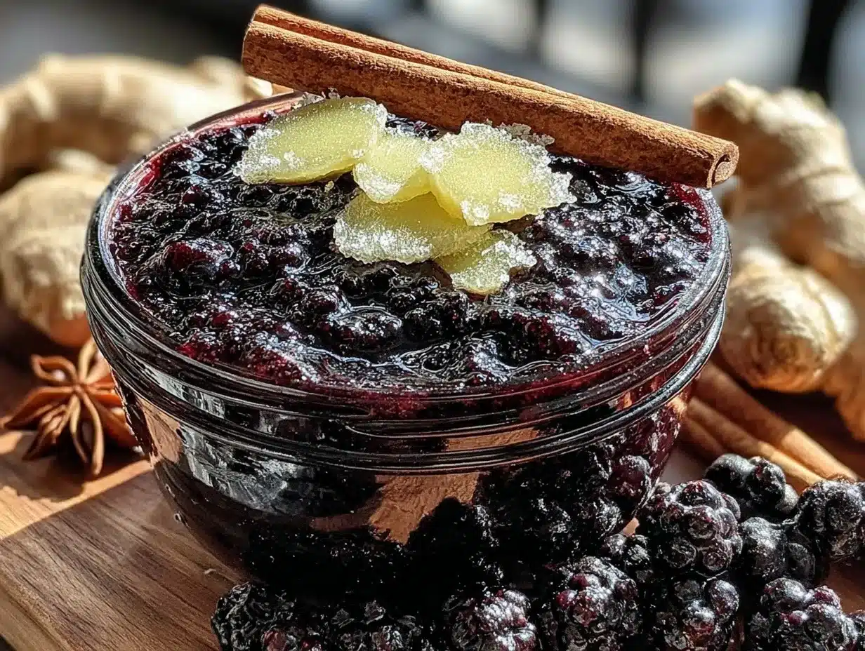healthy elderberry syrup preparation steps