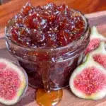 homemade fig and honey jam - featured image