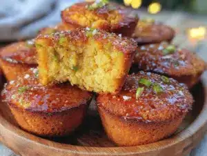honey butter cornbread muffins - featured image