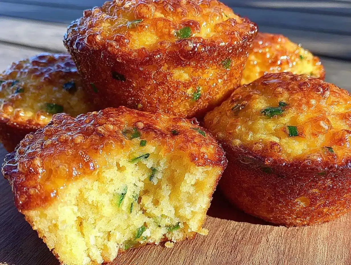honey butter cornbread muffins preparation steps