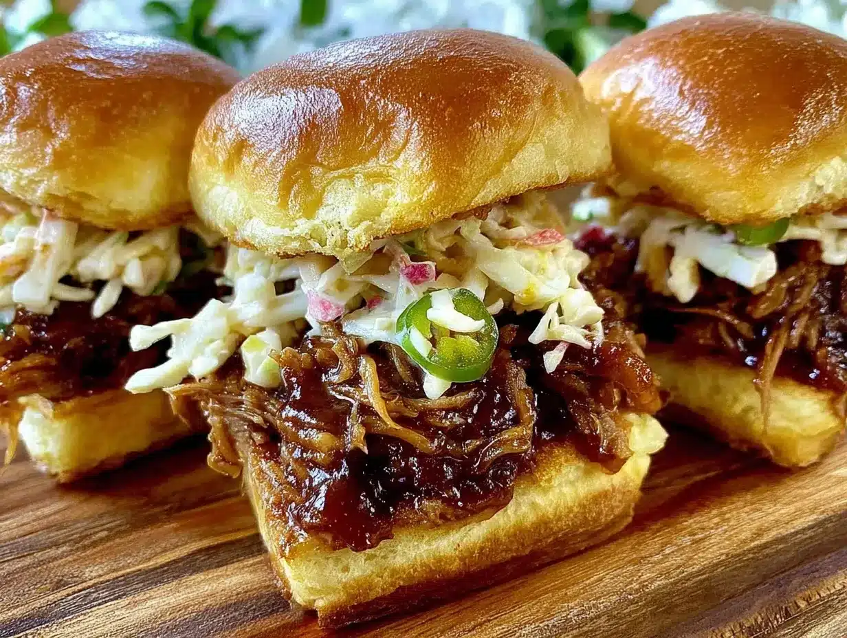 honey chipotle pulled pork sliders preparation steps