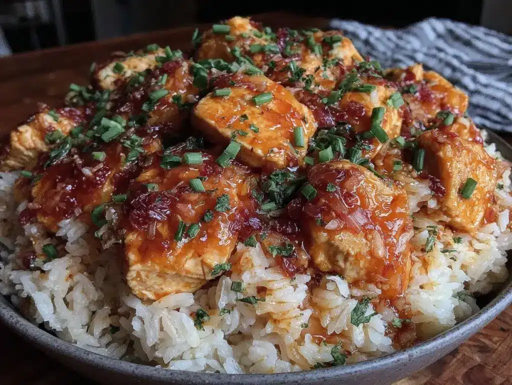instant pot chicken and rice - featured image