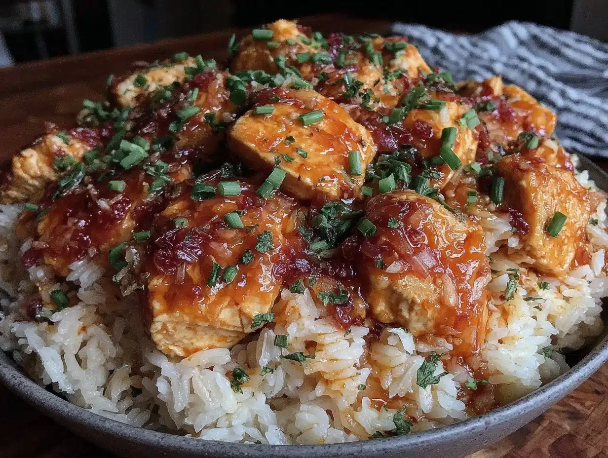 instant pot chicken and rice - featured image