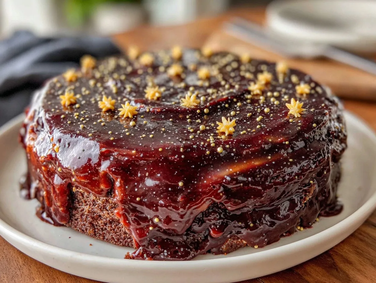 Leo Constellation Galaxy Cake preparation steps
