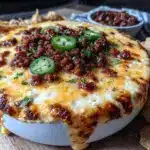 loaded queso dip recipe - featured image