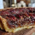 maple bourbon pecan pie - featured image