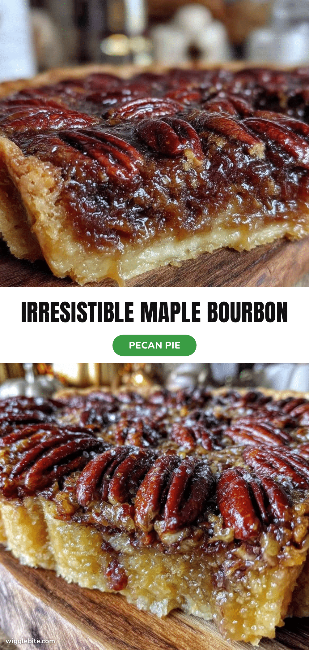 maple bourbon pecan pie recipe