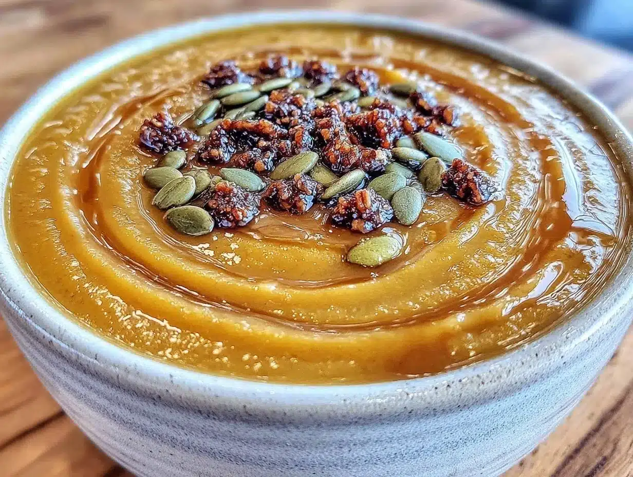 maple roasted butternut squash soup preparation steps