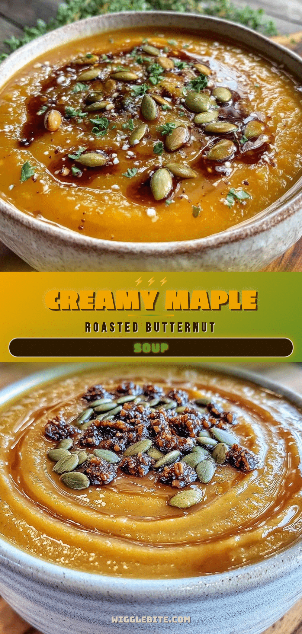 maple roasted butternut squash soup recipe