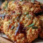 maple tahini oatmeal breakfast cookies - featured image