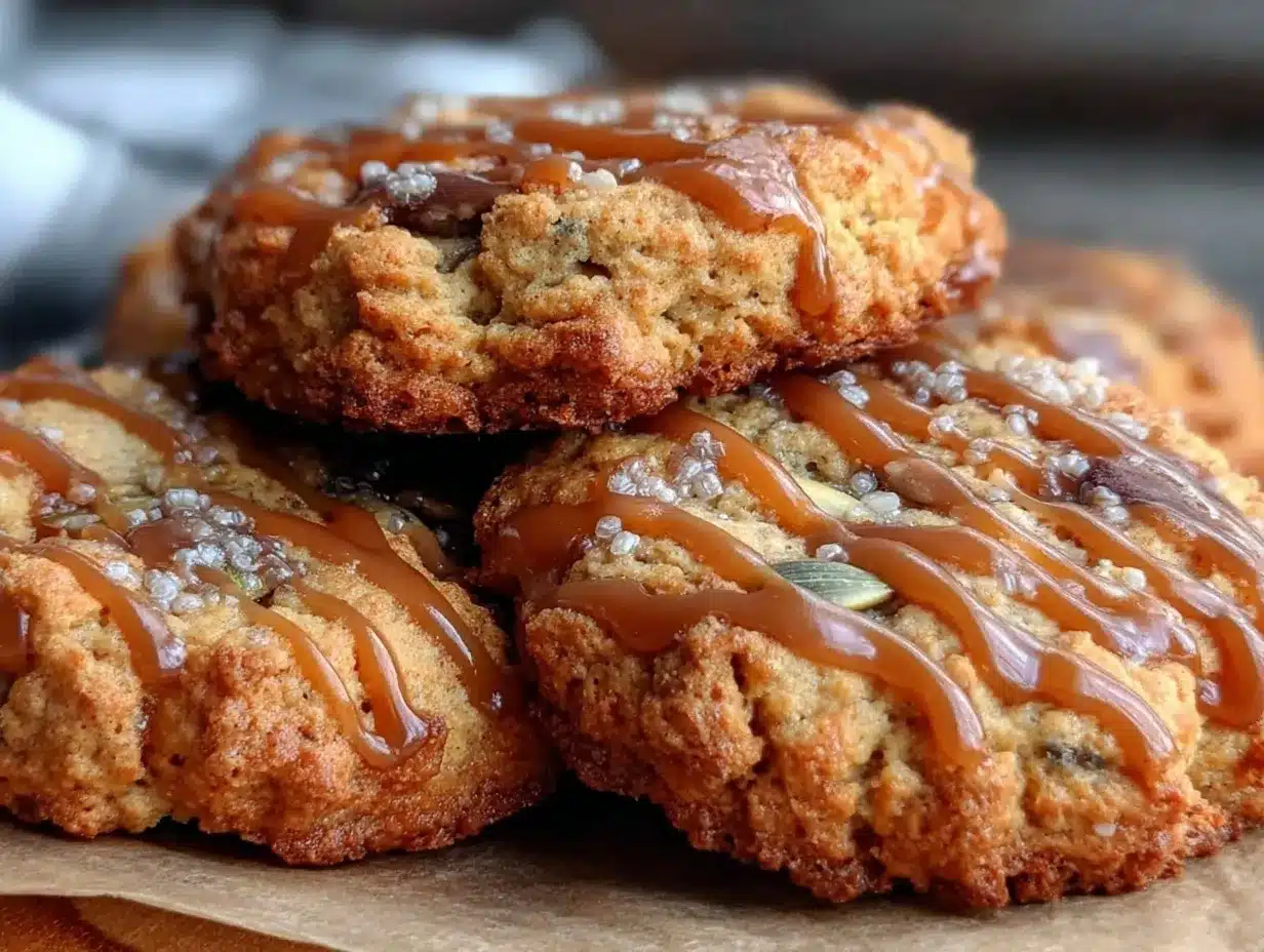 maple tahini oatmeal breakfast cookies preparation steps
