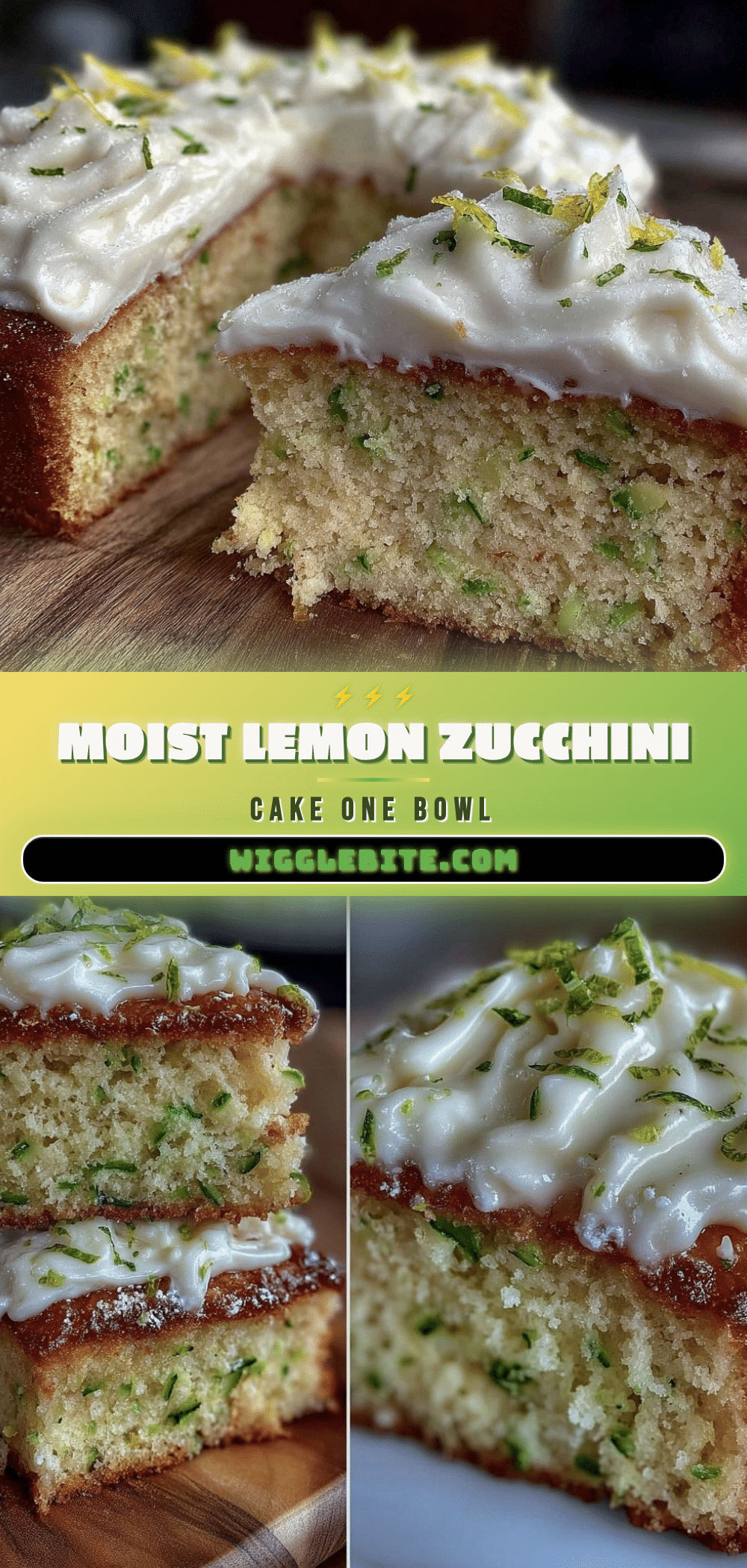 moist lemon zucchini cake recipe
