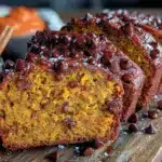 moist pumpkin chocolate chip banana bread - featured image