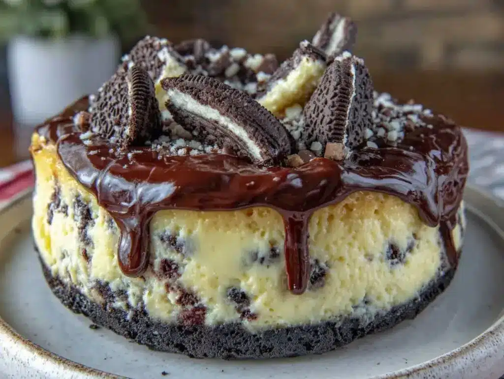 no-bake Oreo cheesecake - featured image