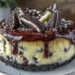 no-bake Oreo cheesecake - featured image