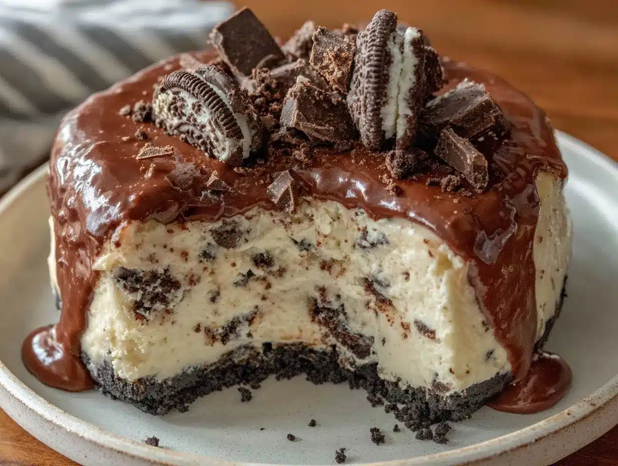 no-bake Oreo cheesecake preparation steps