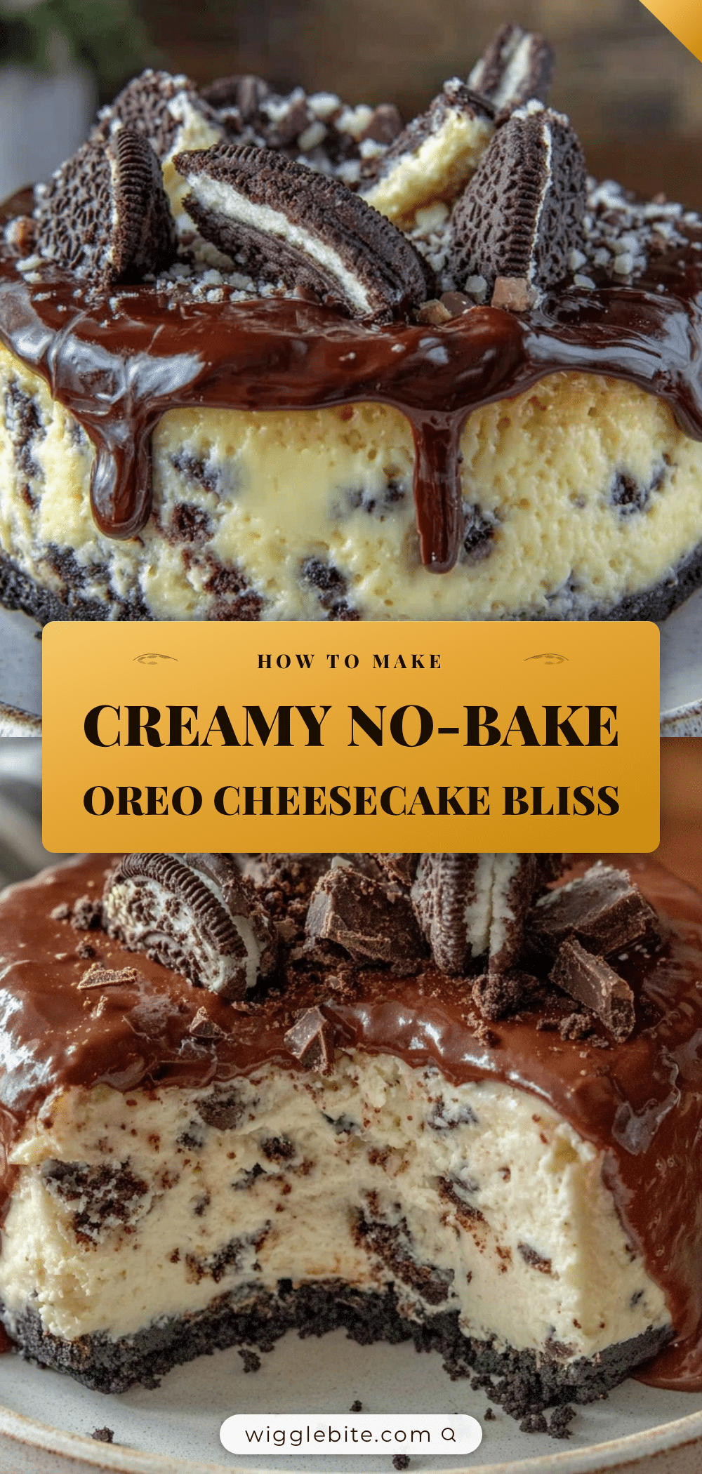 no-bake Oreo cheesecake recipe
