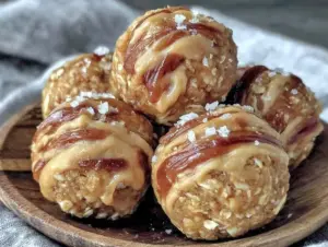 no bake peanut butter energy balls - featured image