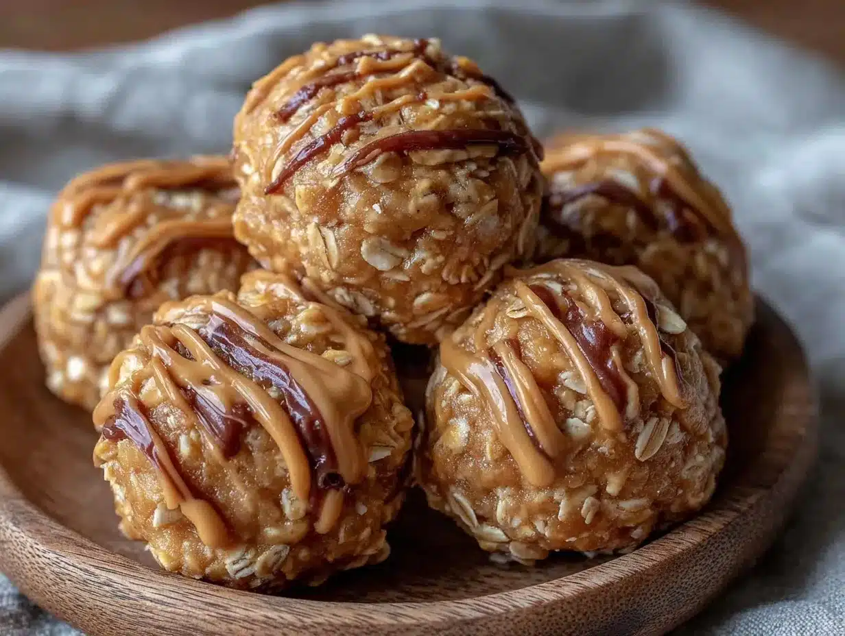 no bake peanut butter energy balls preparation steps
