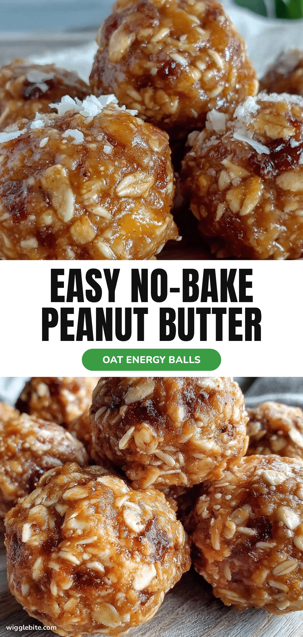 no-bake peanut butter oat energy balls recipe