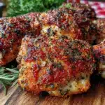 oven-baked chicken thighs - featured image